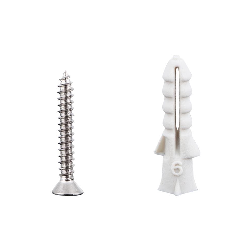 พุกพลาสติก พร้อมสกรู BY TORA เบอร์ 6 50 ตัว