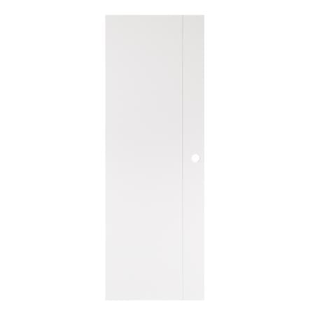ประตูห้องน้ำ PVC AZLE GROOVE P1 70X200 ซม. สีขาว_0
