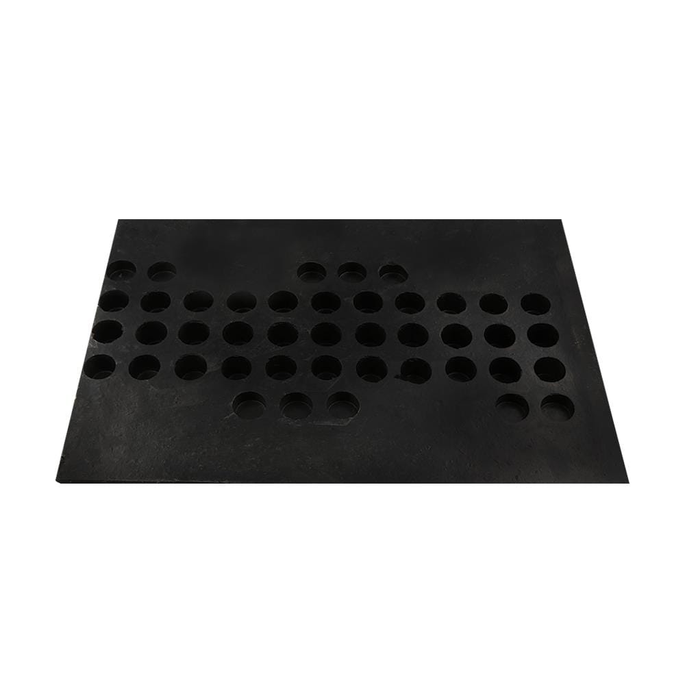 RUBBER SPEED BUMP RIGHT 50x35x5CM YELLOW