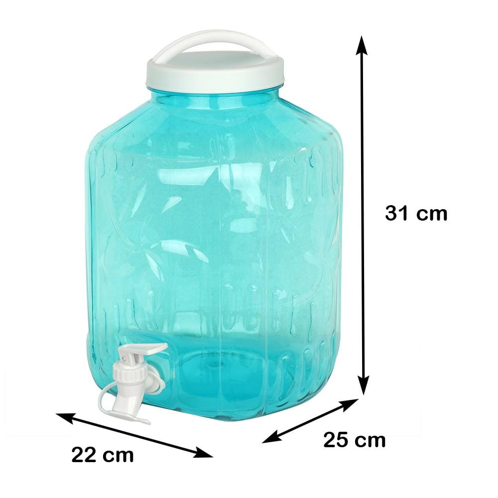 WATER CONTAINER GRADE A PET PLASTIC HOME LIVING FLORAL 8L