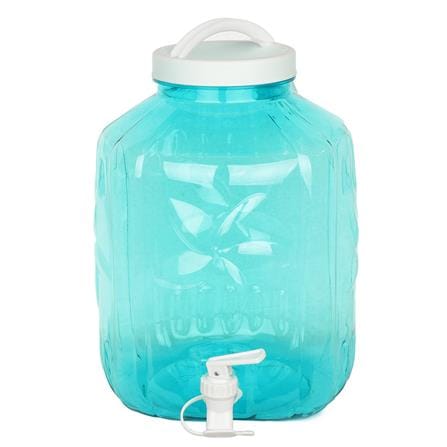 WATER CONTAINER GRADE A PET PLASTIC HOME LIVING FLORAL 8L_1