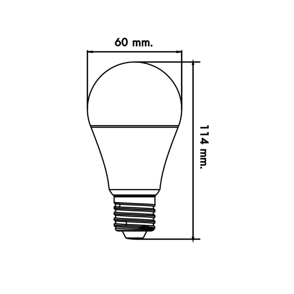 หลอด LED LUMAX ECO BULB 12 วัตต์ E27 COOLWHITE