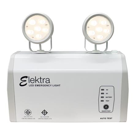 ไฟฉุกเฉิน LED สำรองไฟ 10 ชั่วโมง Daylight ELEKTRA รุ่น E206W_0