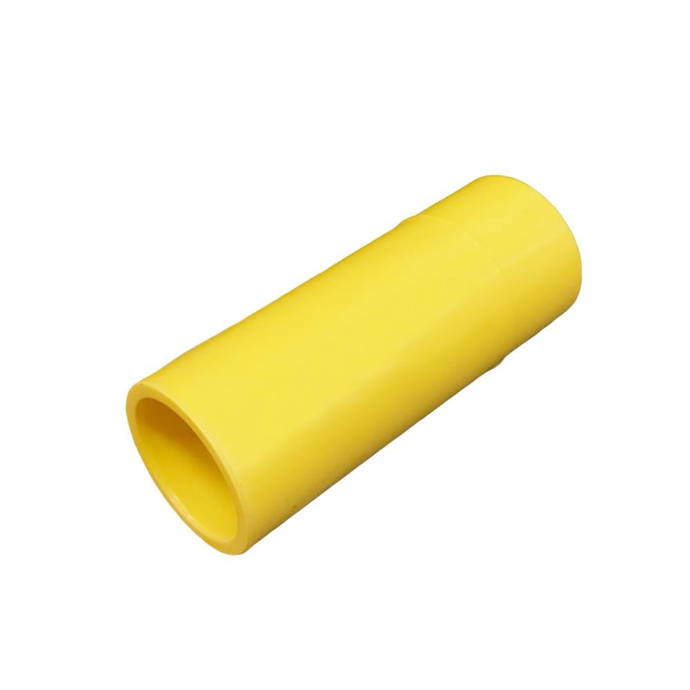 ข้อต่อตรง PVC ตราช้างNPI 1 นิ้ว สีเหลือง
