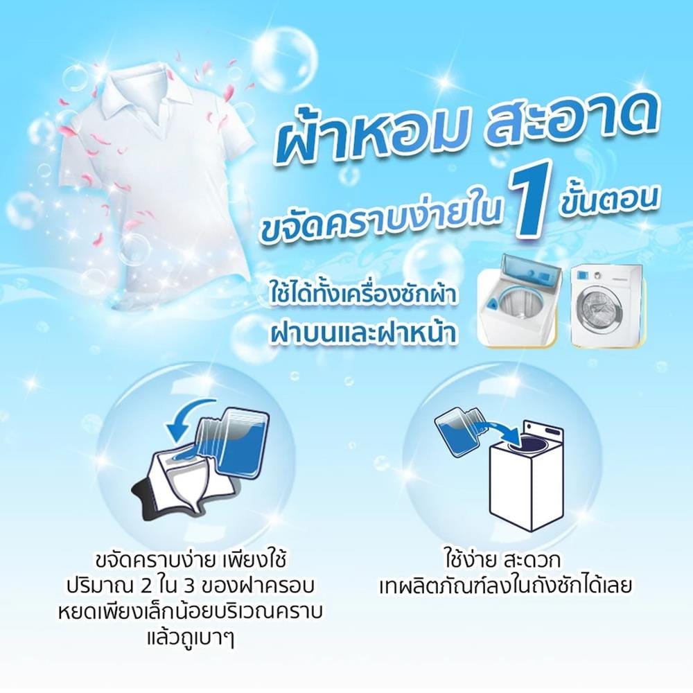 รีฟิลน้ำยาซักผ้า DOWNY 1,100 มล. SUNRISE FRESH