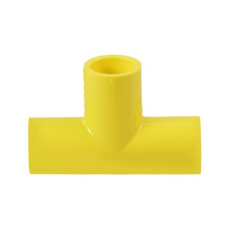 ข้อต่อสามทาง PVC ตราช้างNPI 1/2 นิ้ว สีเหลือง_1