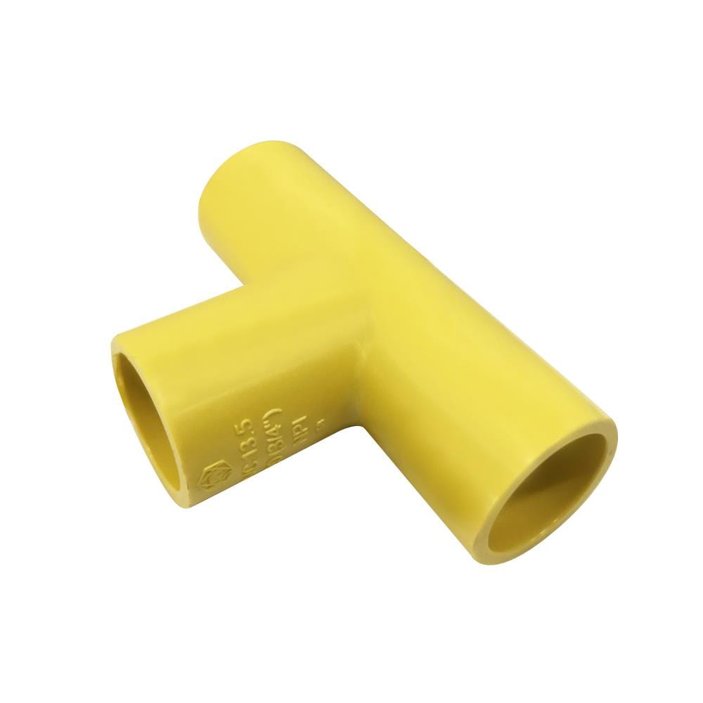 ข้อต่อสามทาง PVC ตราช้างNPI 3/4 นิ้ว สีเหลือง