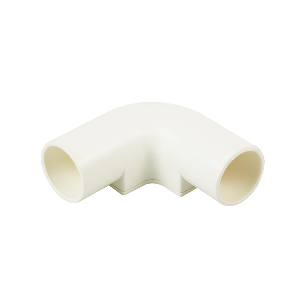 ข้อต่อข้องอ 90 องศา ฝาเปิด PVC ตราช้างNPI 20 มม. มาตรฐาน BS สีขาว