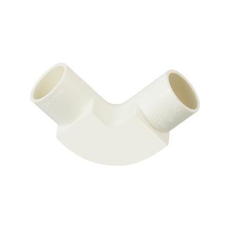 ข้อต่อข้องอ 90 องศา ฝาเปิด PVC ตราช้างNPI 20 มม. มาตรฐาน BS สีขาว_1