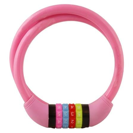 กุญแจจักรยาน GLOBAL 12 มม. x 0.8 ม. สีชมพู_1