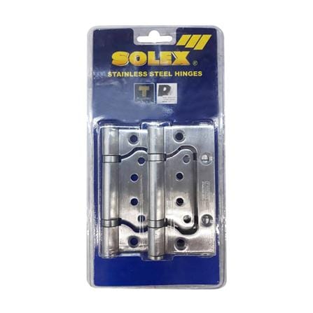 บานพับ 4X2.75 นิ้ว X 2.5 มม. SOLEX 4275 ไม่เซาะร่อง สีสเตนเลส (แพ็ก 3 ชิ้น)_1