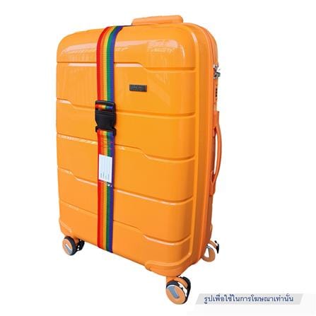 สายรัดกระเป๋าเดินทาง GLOBAL PADLOCK TOURNIQUET สีรุ้ง_6
