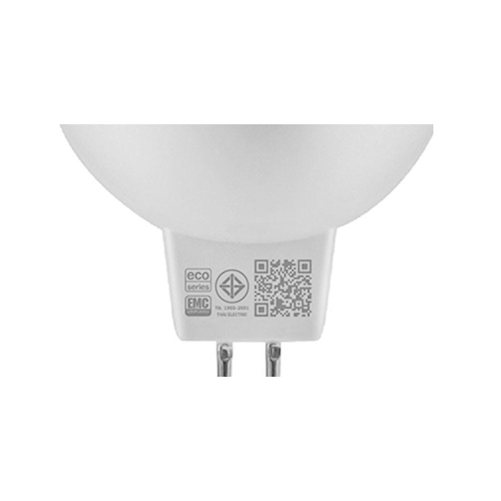 หลอดไฟ LED HI-TEK ECO MR16 220 โวลต์ 6 วัตต์ DAYLIGHT GU5.3 สีขาว