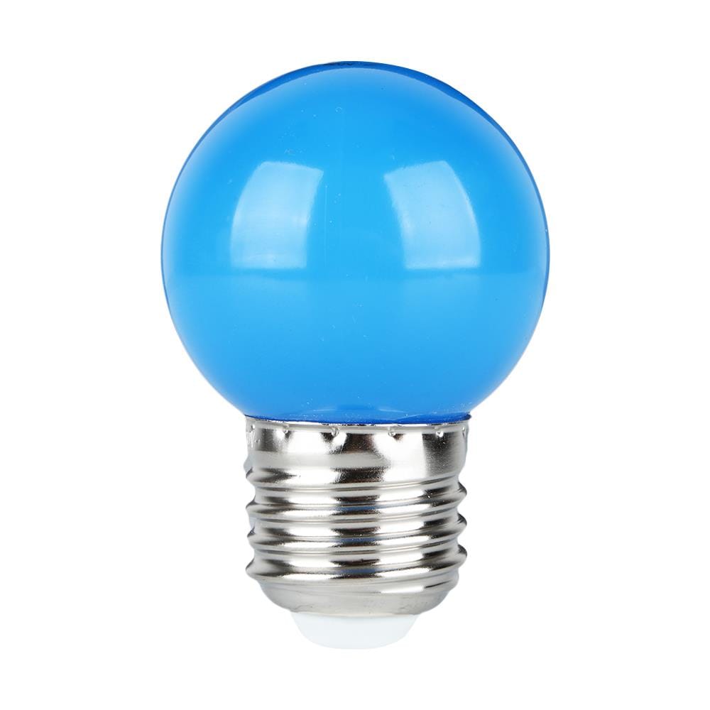 หลอด LED ปิงปอง HI-TEK HLLC00001B 1 วัตต์ E27 สีน้ำเงิน