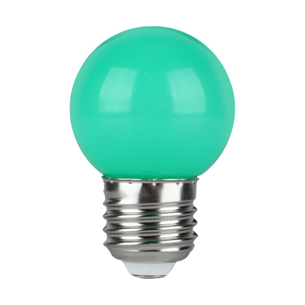 หลอด LED ปิงปอง HI-TEK HLLC00001G 1 วัตต์ E27 สีเขียว