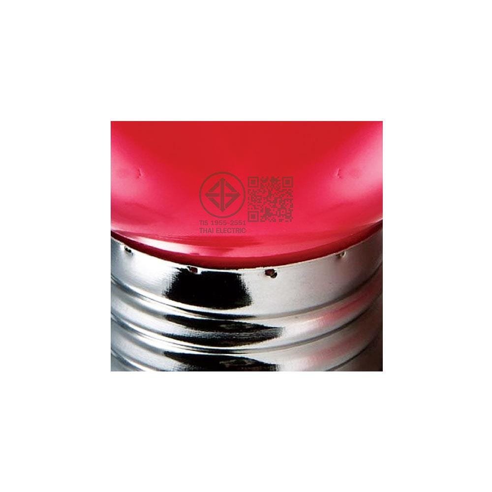 หลอด LED ปิงปอง HI-TEK HLLC00001R 1 วัตต์ E27 สีแดง