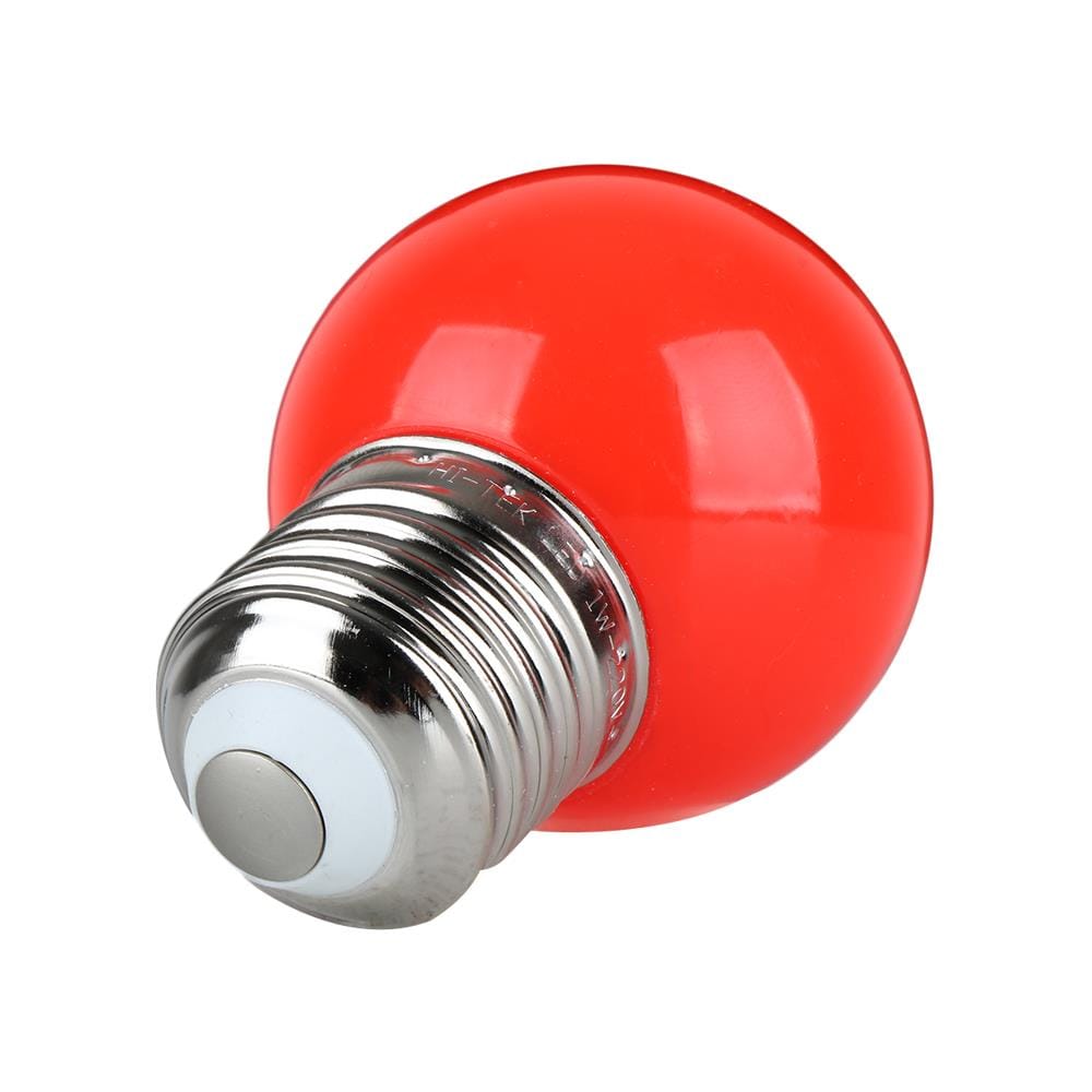 หลอด LED ปิงปอง HI-TEK HLLC00001R 1 วัตต์ E27 สีแดง