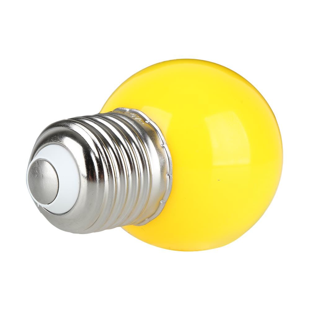 หลอด LED ปิงปอง HI-TEK HLLC00001Y 1 วัตต์ E27 สีเหลือง