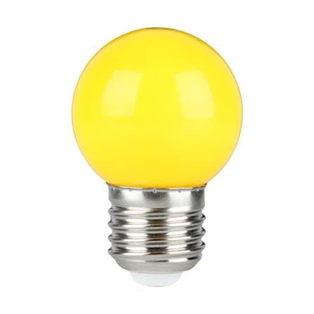 หลอด LED ปิงปอง HI-TEK HLLC00001Y 1 วัตต์ E27 สีเหลือง