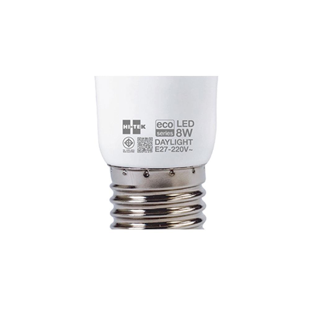 หลอดไฟ LED HI-TEK ECO สปอทไลท์ 8 วัตต์ DAYLIGHT E27 สีขาว