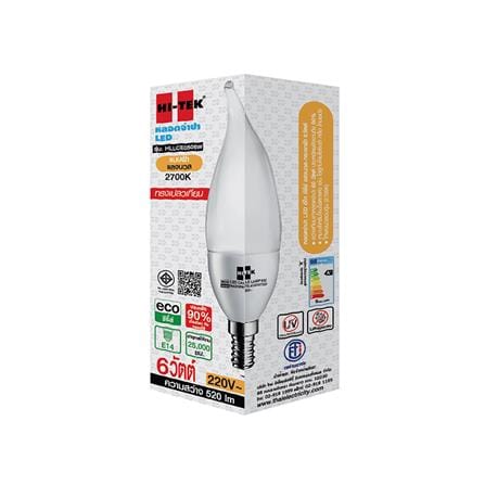 หลอด LED HI-TEK ECO OPERA 4 วัตต์ E14 WARMWHITE_1