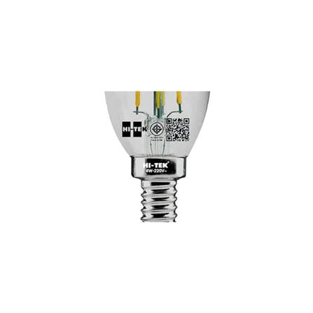 หลอด LED HI-TEK FILAMENT OPERA 4 วัตต์ E14 สีเหลือง_4