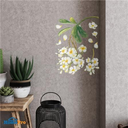 สติ๊กเกอร์ลอกน้ำ DIY HOME LIVING STYLE FLOWER 34X47 ซม._1