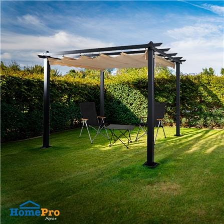 ผ้าเต็นท์สนาม SPRING #SP-3809 2.5X2.5 ม. สีเบจ_4