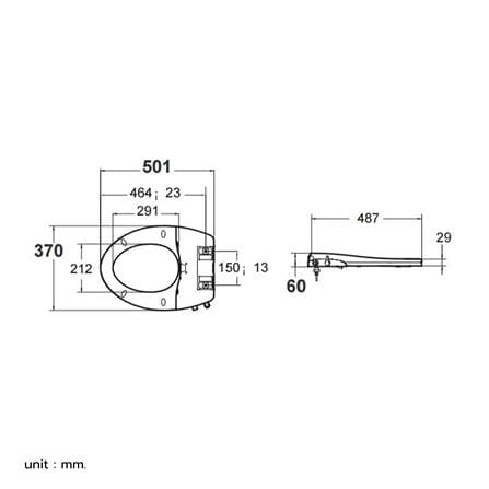 ฝารองนั่งกึ่งอัตโนมัติ AMERICAN STANDARD EB-FB109SW_1
