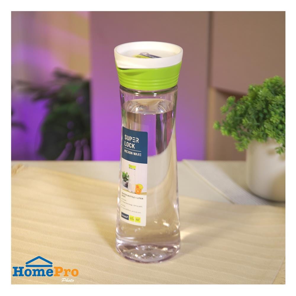 ขวดน้ำ HL 1 ลิตร ฝาเกลียว สีเขียว