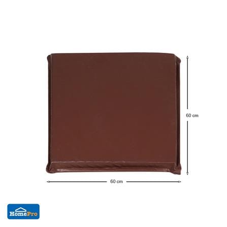 เบาะรองนั่ง HOME LIVING STYLE PLANE 24X24 นิ้ว สีน้ำตาล_4