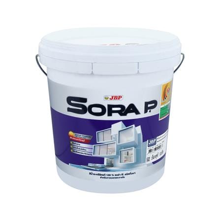 สีน้ำทาภายนอก JBP SORA P BASE B กึ่งเงา 2.5 แกลลอน_0