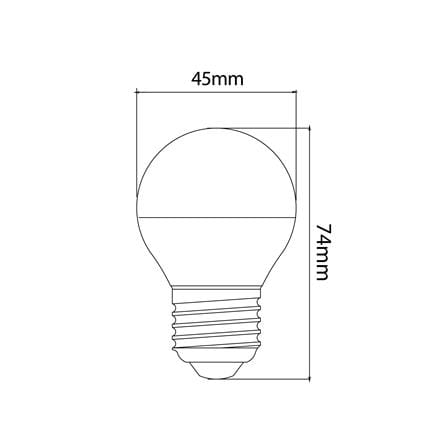 หลอด LED LUMAX ECO BULB B45 3 วัตต์ E27 DAYLIGHT_4