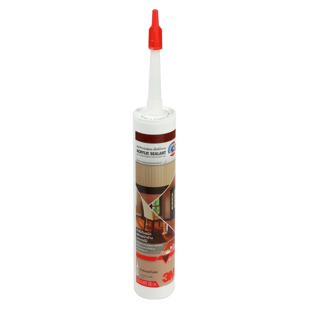 อะคริลิกซีลแลนท์ 3M HIGH ELASTIC 300 มล. สีน้ำตาล