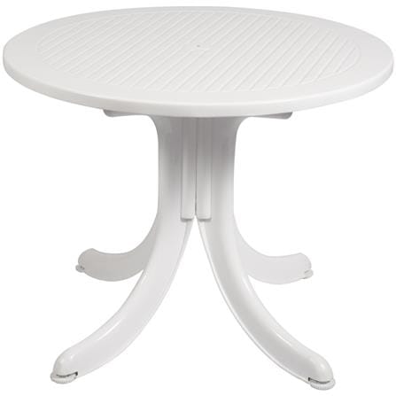 โต๊ะพลาสติกกลม SUPERWARE T-16 สีขาว