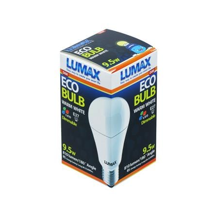 หลอด LED LUMAX Ecobulb Dim 9.5 วัตต์ WARMWHITE E27_1