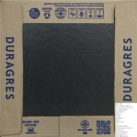 กระเบื้องพื้น 12x12 นิ้ว DURAGRES แซนด์สปา ดำ A_4