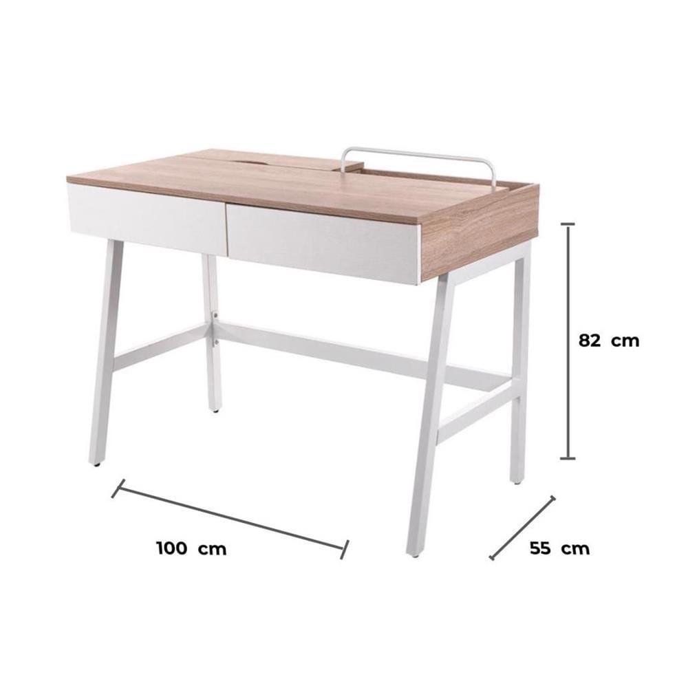 โต๊ะทำงาน FURDINI CT-3534A สี LIGHT OAK