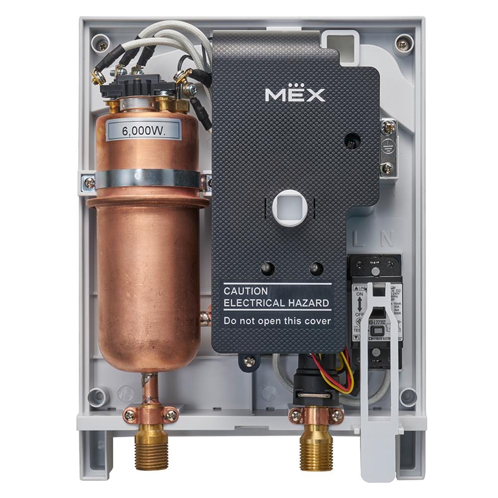 เครื่องทำน้ำร้อน MEX CUBE 6000 วัตต์ สีเงิน