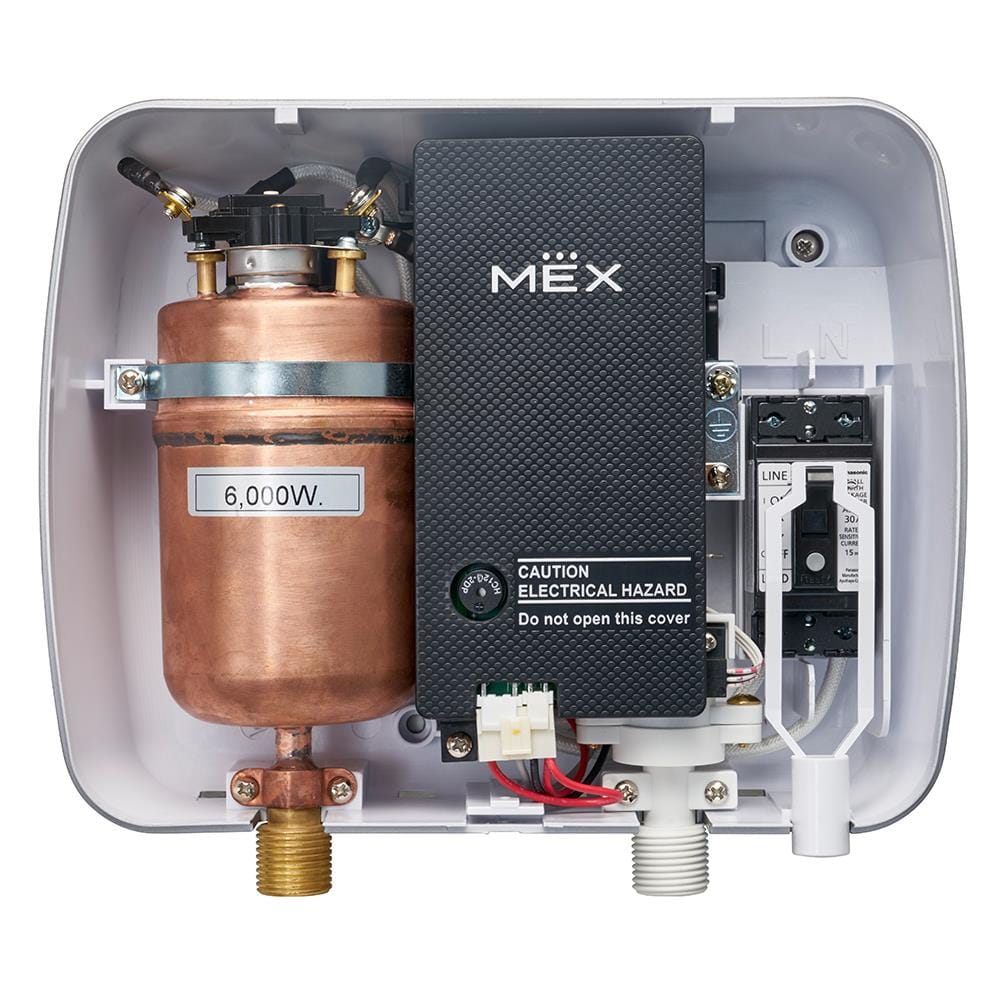 เครื่องทำน้ำร้อน MEX CENTRI 6R 6000 วัตต์ สีเงิน