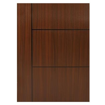 ประตูภายใน UPVC AZLE LT-06 80X200 ซม. สี BROWNIE OAK เจาะลูกบิด_2