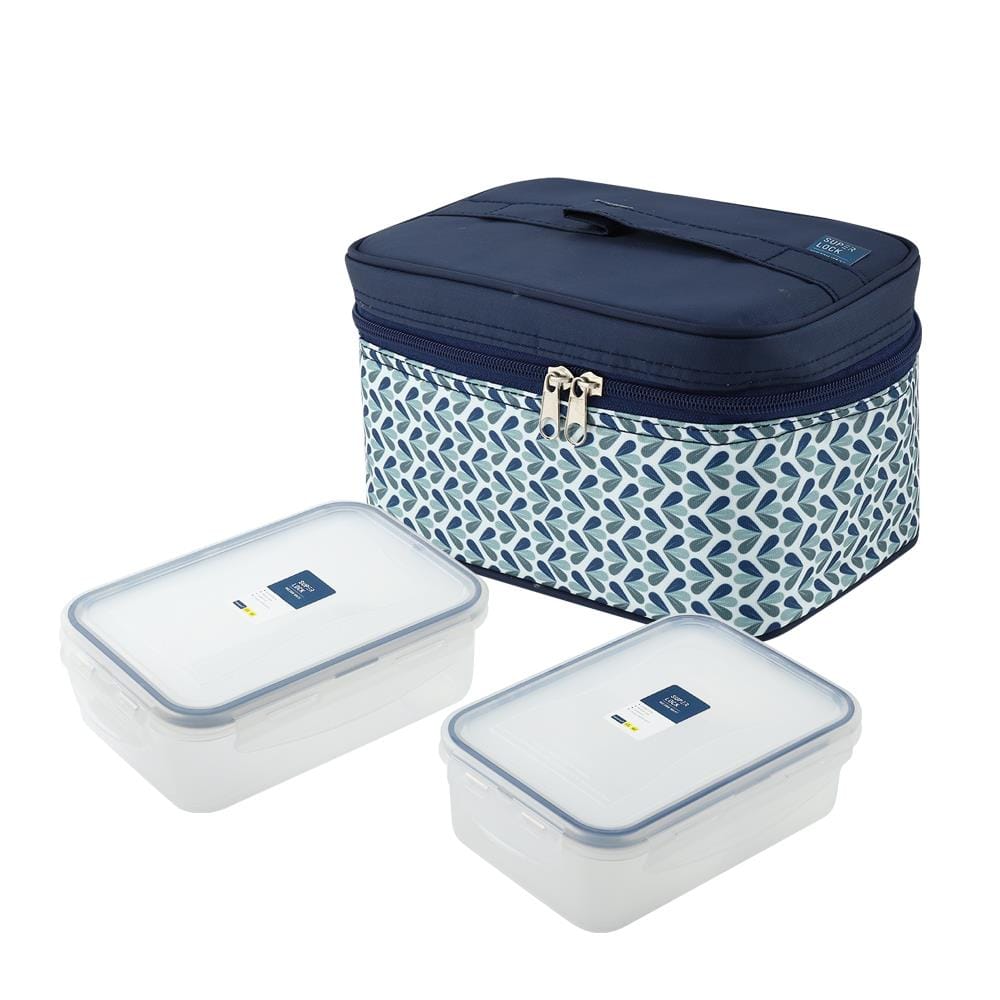 ชุดกล่องอาหารพร้อมกระเป๋า SUPER LOCK SET BBB