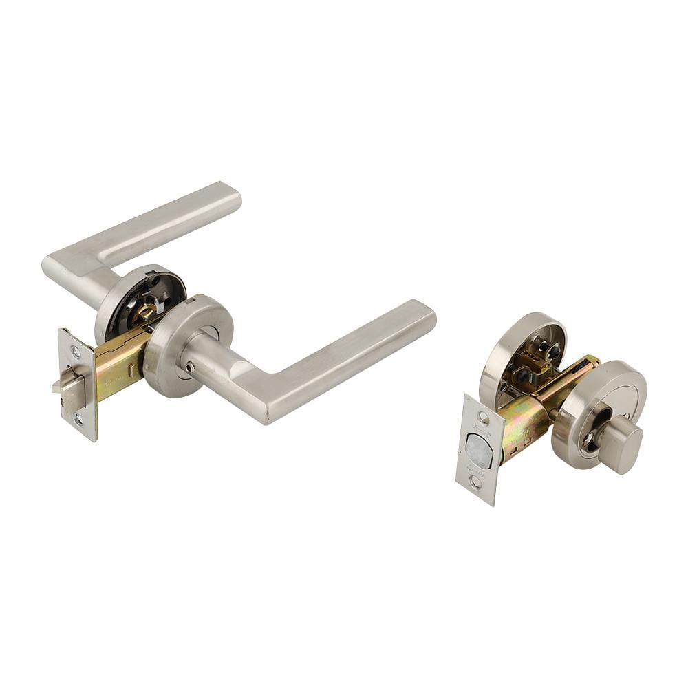 มือจับก้านโยก พร้อมDEADBOLT VECO SLH419L-DB-ET สีสเตนเลส