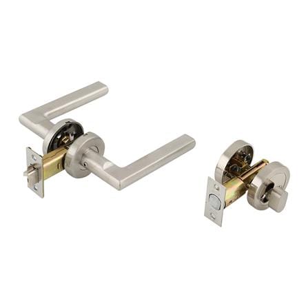 มือจับก้านโยก พร้อมDEADBOLT VECO SLH419L-DB-ET สีสเตนเลส_0