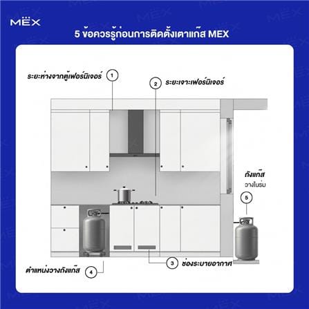 เตาฝังแก๊ส MEX V7825C 78 ซม._14