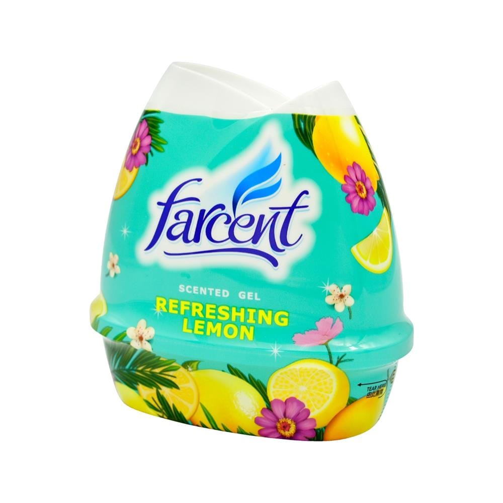 เจลปรับอากาศ FARCENT REFRESHING LEMON 200 กรัม แพ็ก 2 แถม 1