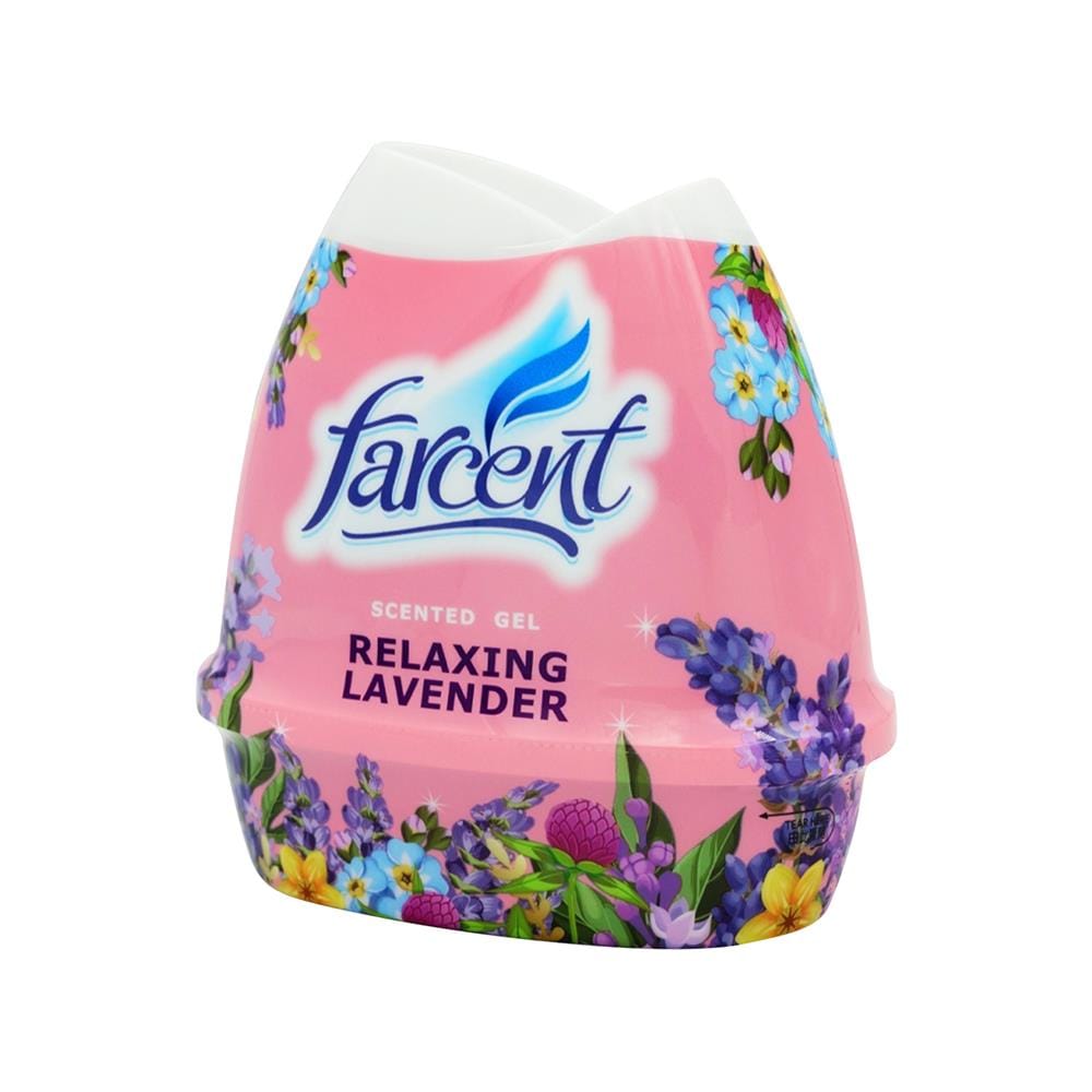 เจลปรับอากาศ FARCENT RELAXING LAVENDER 200 กรัม แพ็ก 2 แถม 1