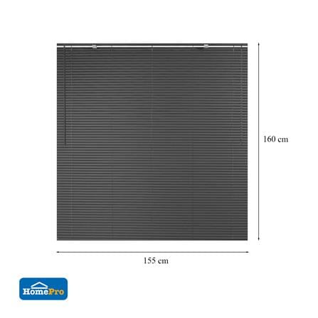 มู่ลี่ ไวนิล HOME LIVING STYLE 155X160 ซม. สีเทาเข้ม_8