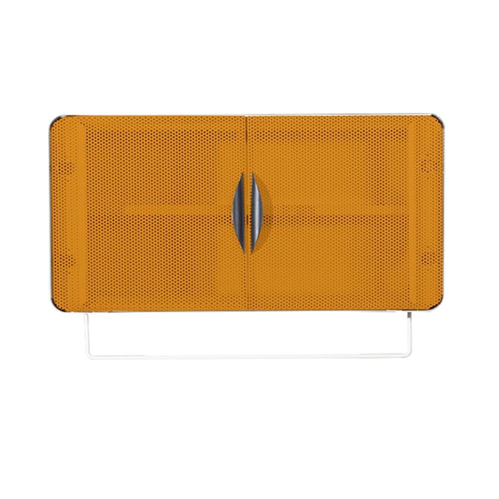 ตู้เหล็กบานเปิดทึบ KIOSK PW-02 OG สีขาว/ส้ม