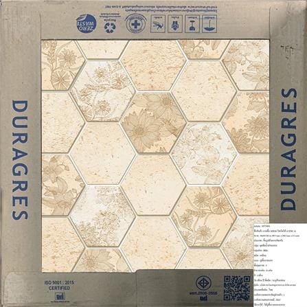 กระเบื้องพื้น 16x16 นิ้ว DURAGRES โทเร็ตโต้ งา EXC A_3